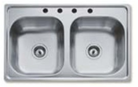 stainless steel sink 33 x 22 DB